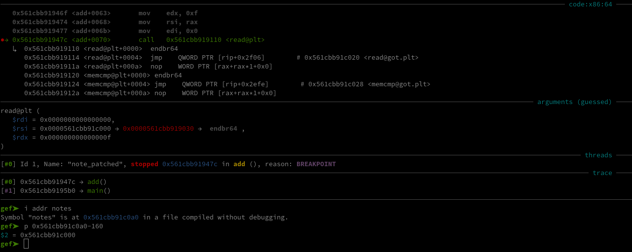 underflow example